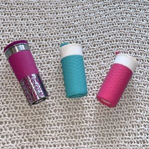 Coffee Cup Thermos Mug Set of 3